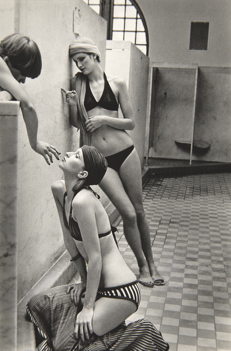 Deborah Turbeville, Three Models from the series Bathhouse at the East 23rd Street Swimming Pool NYC Vogue 1975 © Condé Nast 